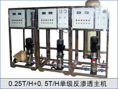 0.25T，0.5T單級反滲透主機